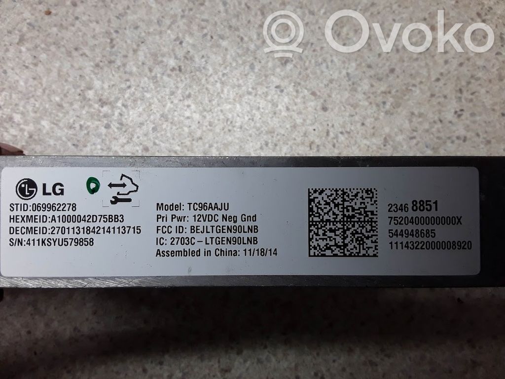 Chevrolet Camaro Bluetooth control unit module 