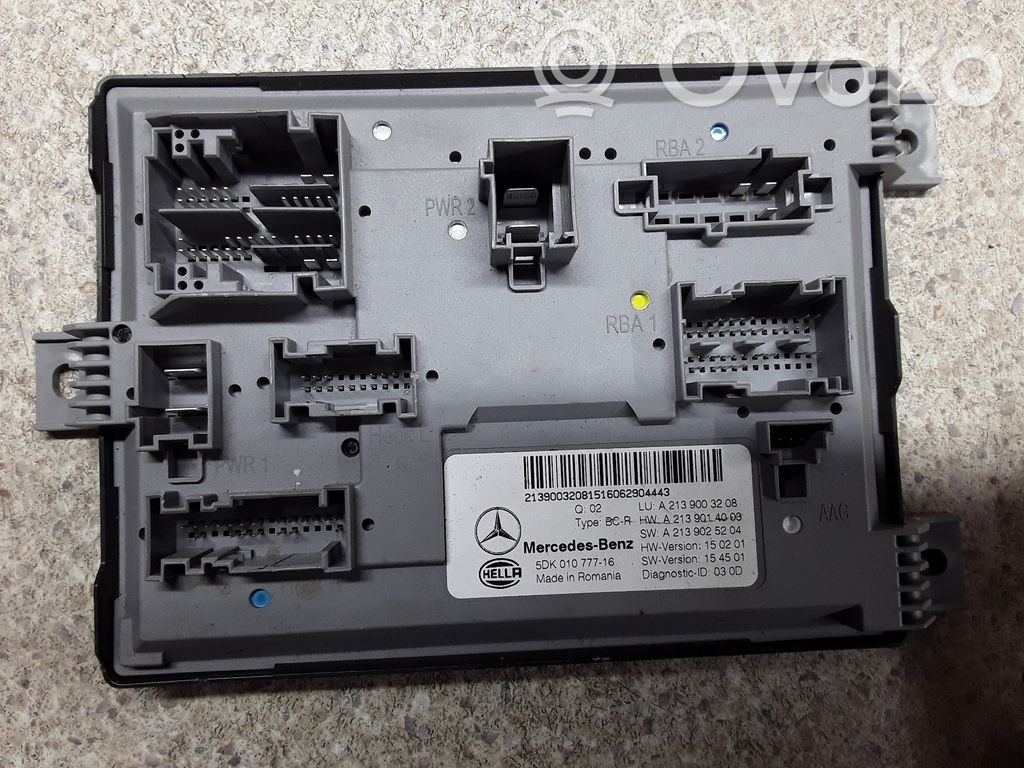 Mercedes-Benz E W213 SAM control unit 