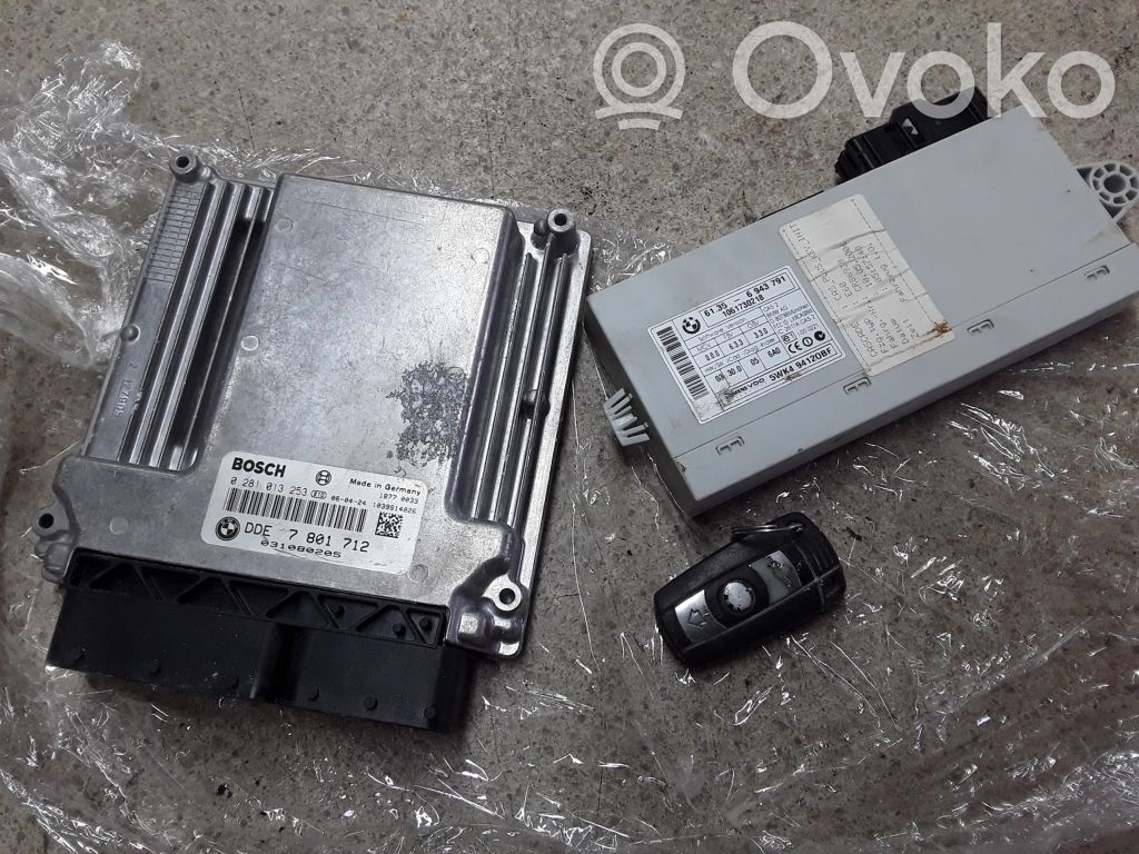 BMW 5 E60 E61 Engine ECU kit and lock set 
