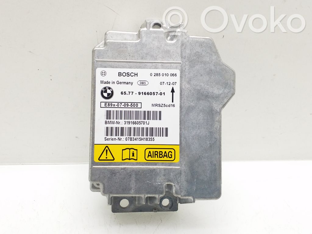 BMW 1 E81 E87 Module de contrôle airbag 