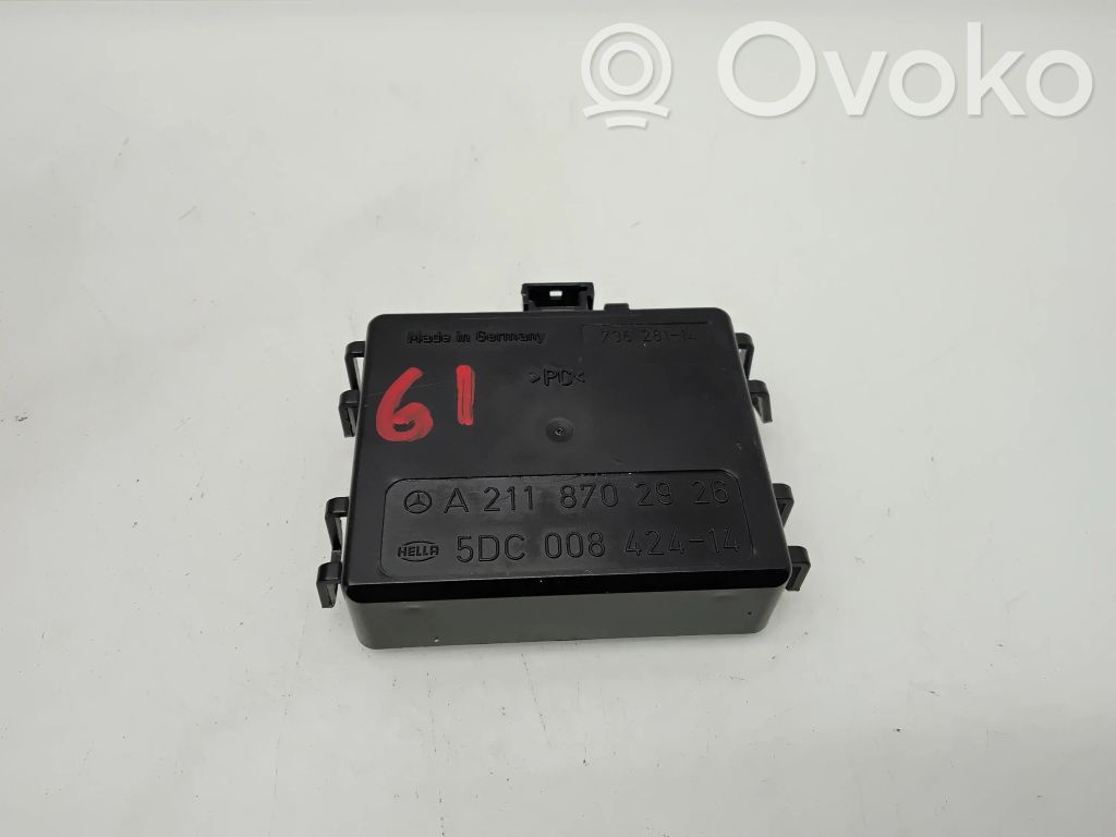 Mercedes-Benz E W211 Sensor de lluvia 