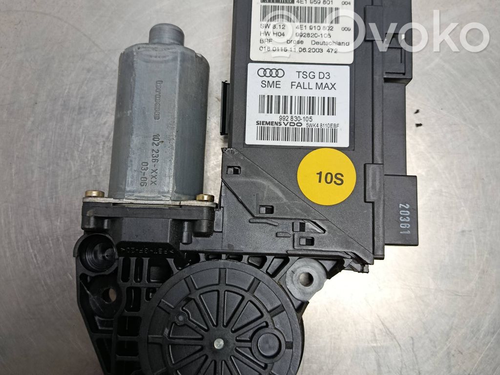 Audi A8 S8 D3 4E Motor macara geam ușă față 