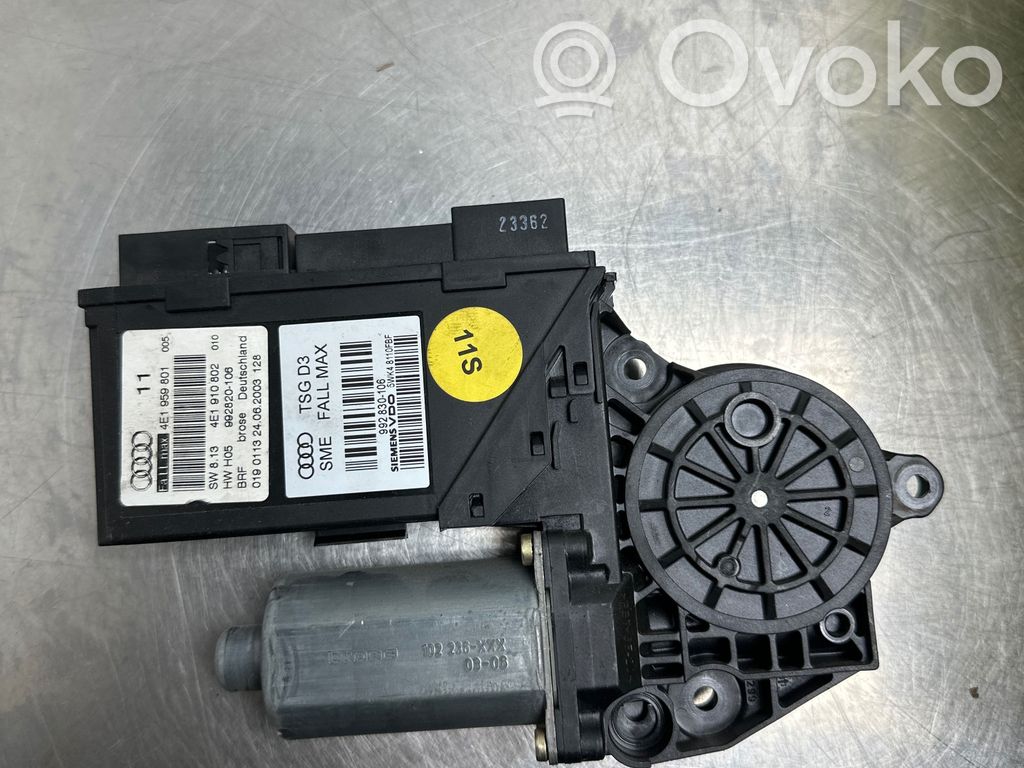 Audi A8 S8 D3 4E Motor macara geam ușă față 