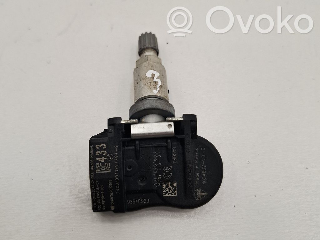 Tesla Model S Czujnik ciśnienia opon 
