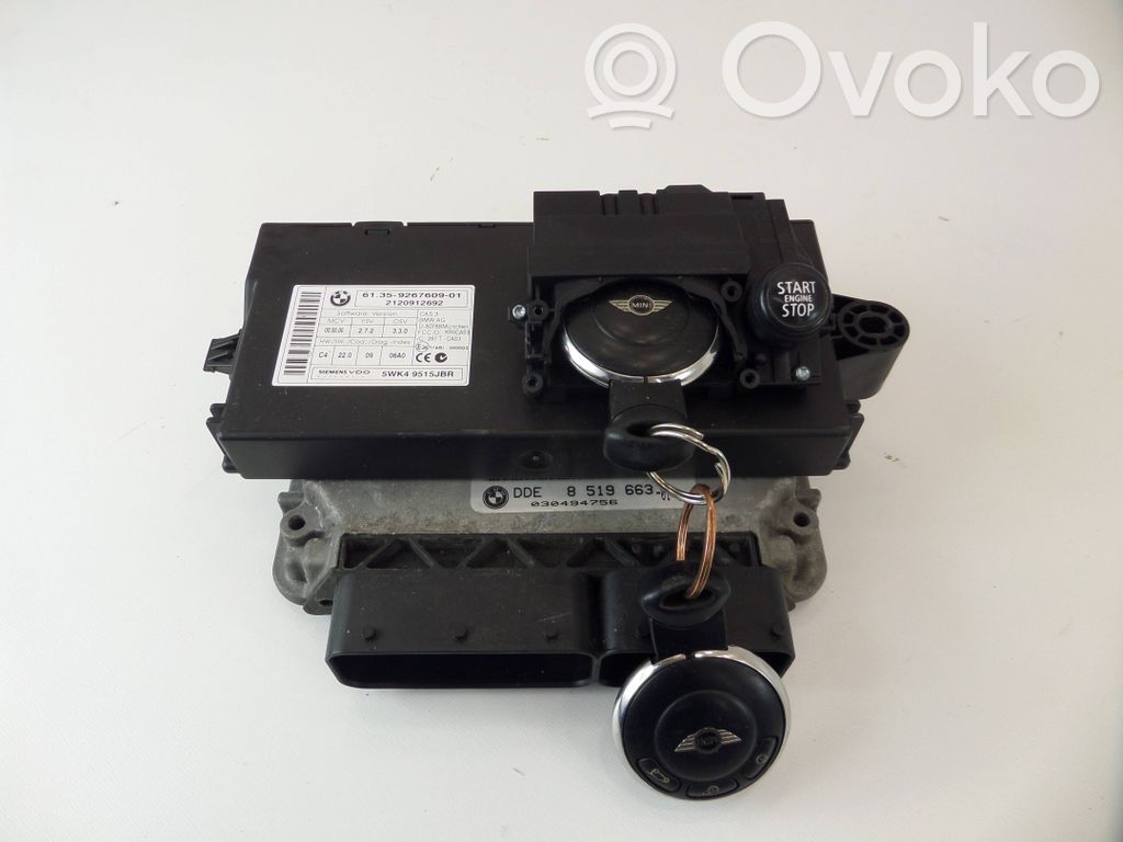 Mini Cooper Countryman R60 Engine ECU kit and lock set 