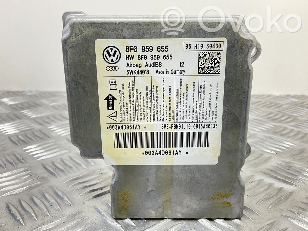 Audi A5 8T 8F Airbag control unit/module 
