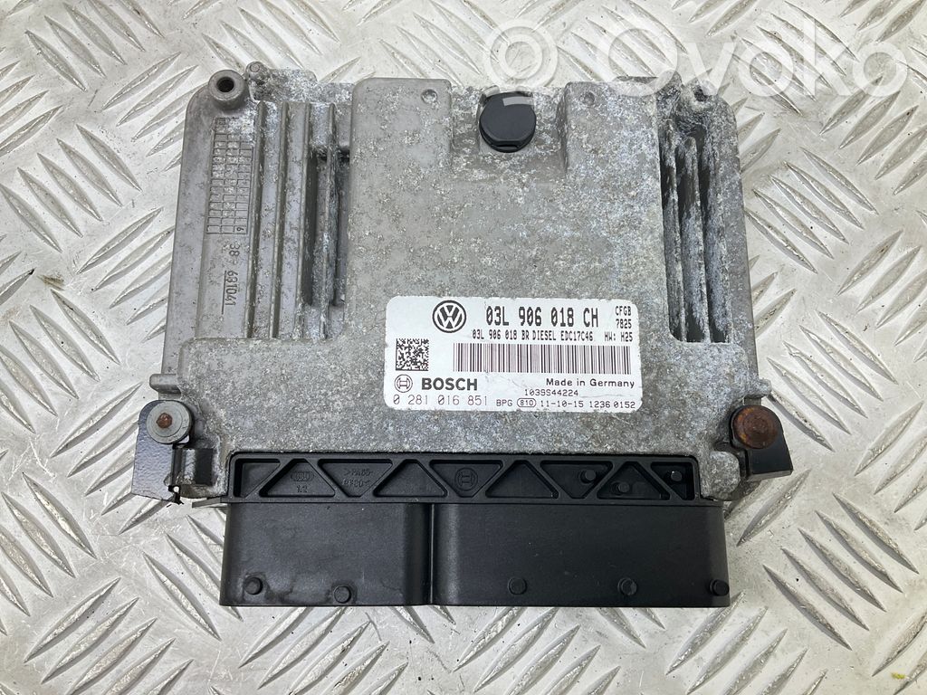Engine control unit/module ECU   03L906018CH