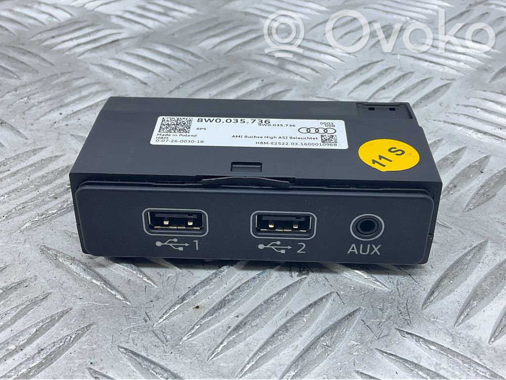 Audi A4 S4 B9 AUX in-socket connector 