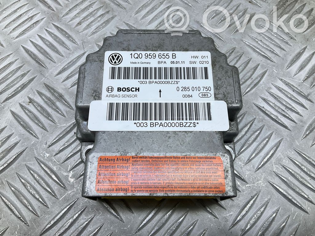 Volkswagen Eos Airbag control unit/module 