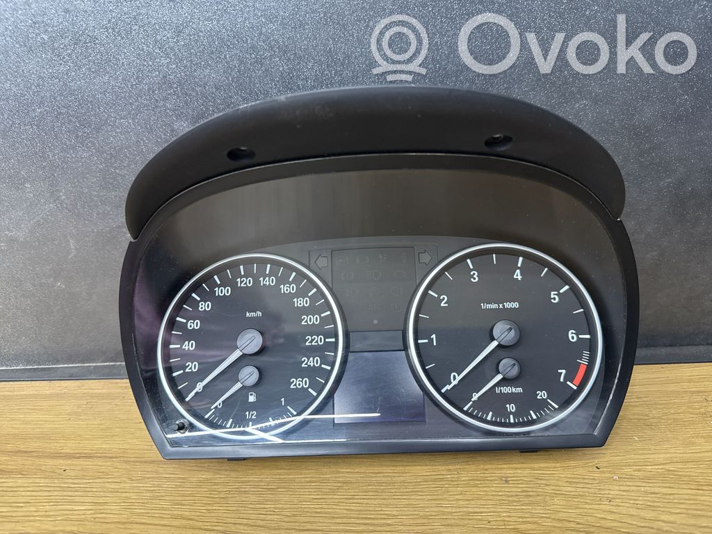 BMW 3 E90 E91 Speedometer (instrument cluster) 