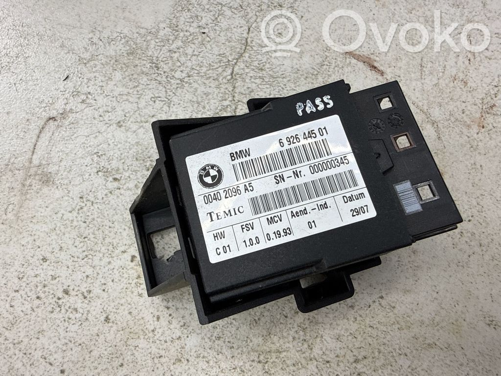 BMW 5 E60 E61 Module de commande de siège 