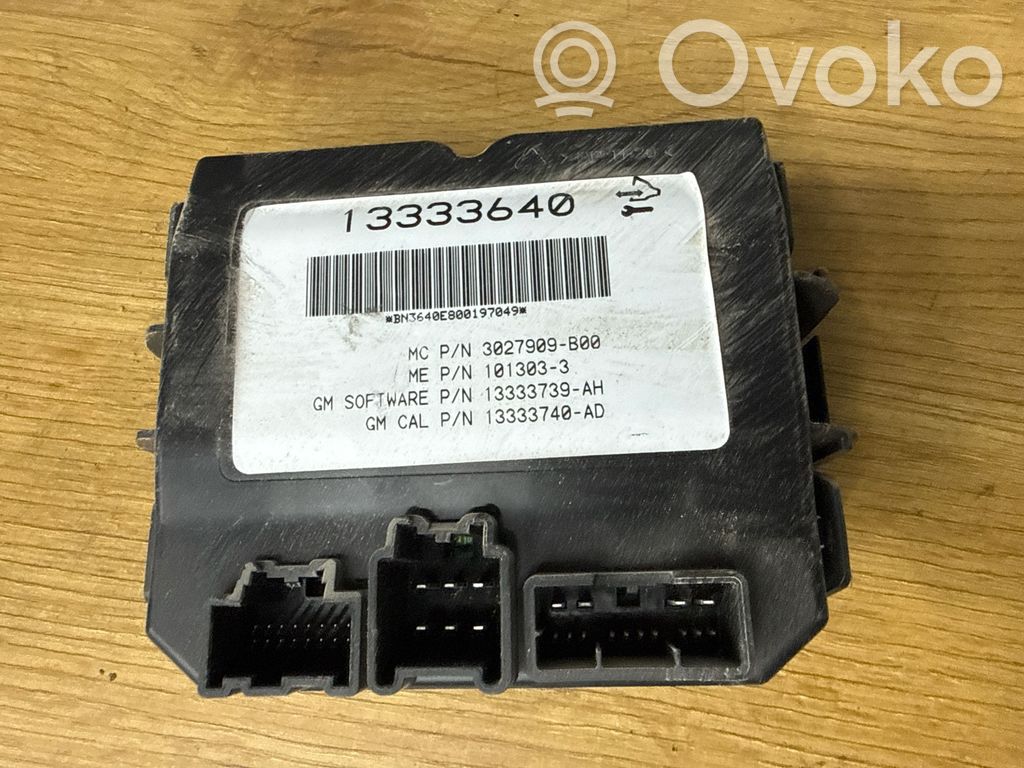 Opel Insignia A Tailgate/trunk control unit/module 