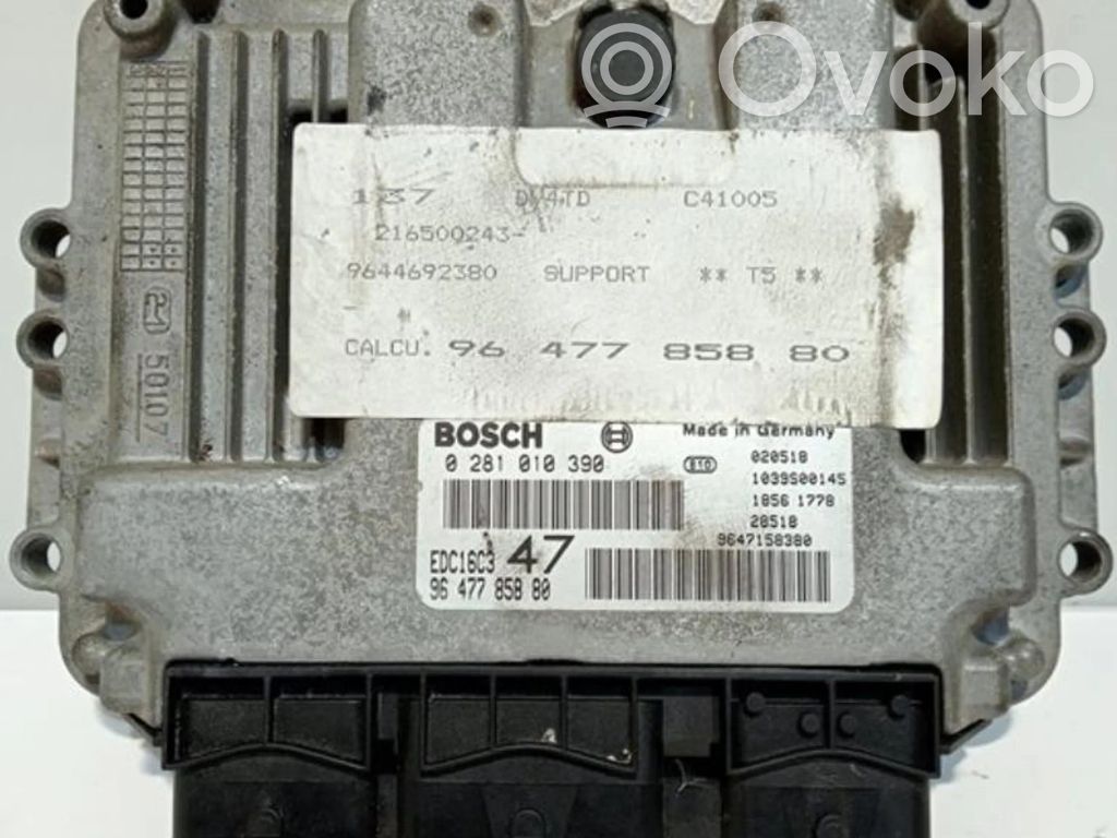Peugeot 307 Engine control unit/module ECU 
