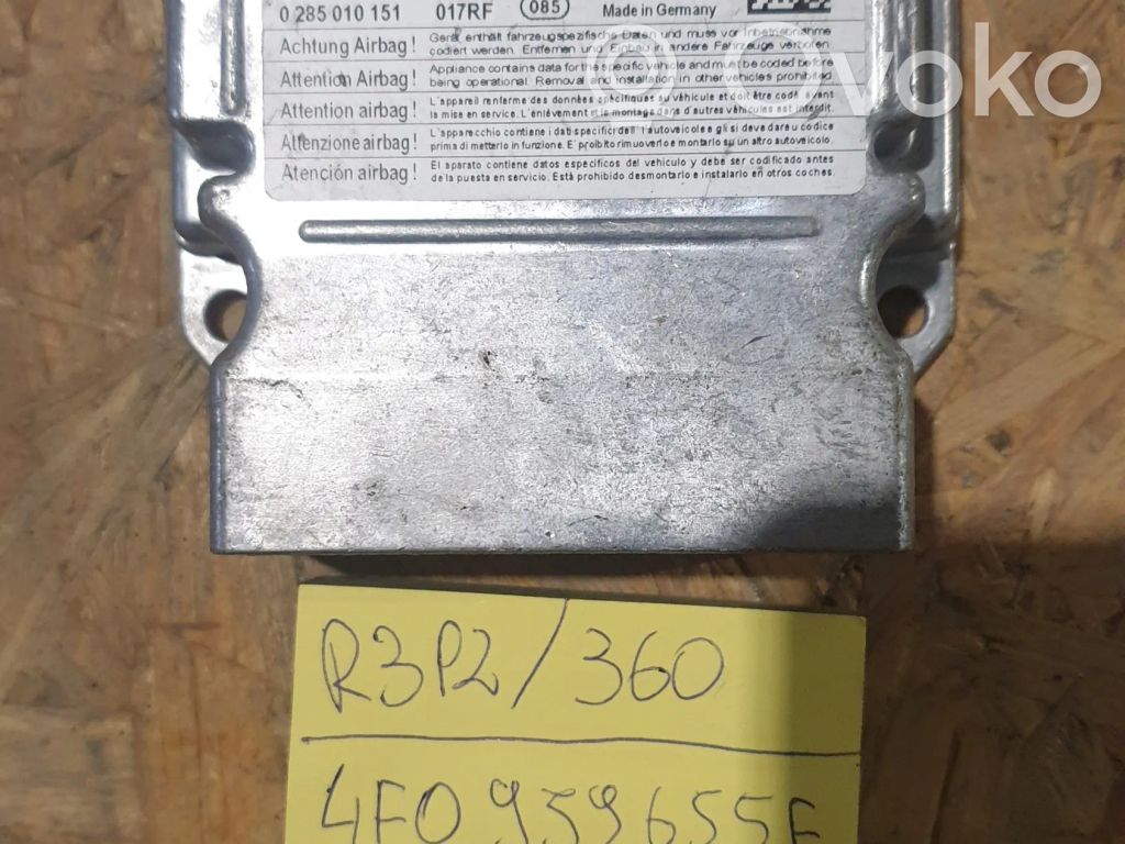 Audi A6 S6 C6 4F Airbag control unit/module 