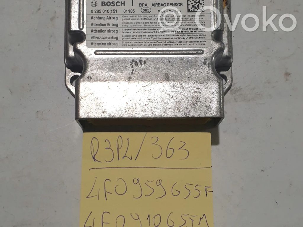 Audi A6 S6 C6 4F Airbag control unit/module 