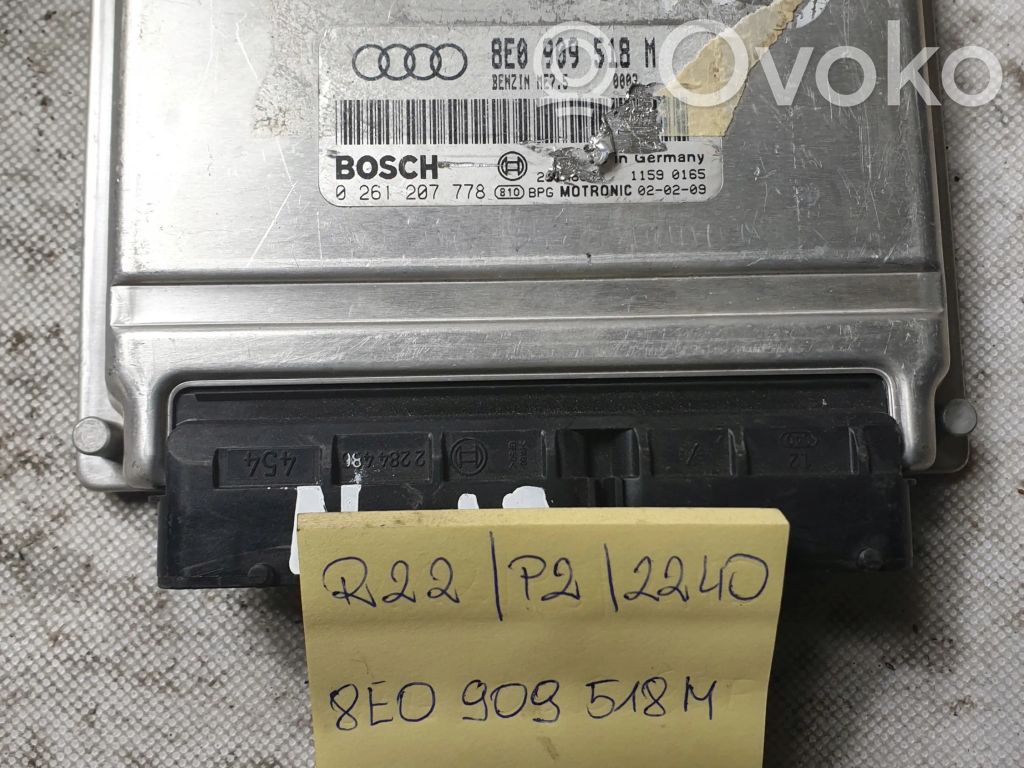 Audi A4 S4 B6 8E 8H Engine control unit/module 