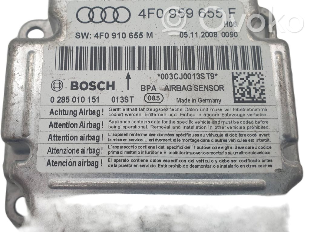 Audi A6 S6 C6 4F Airbag control unit/module 