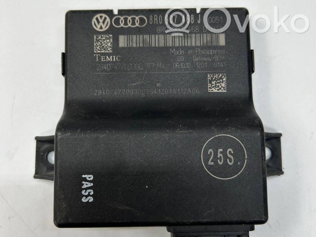 Audi Q5 SQ5 8R Módulo de control Gateway 