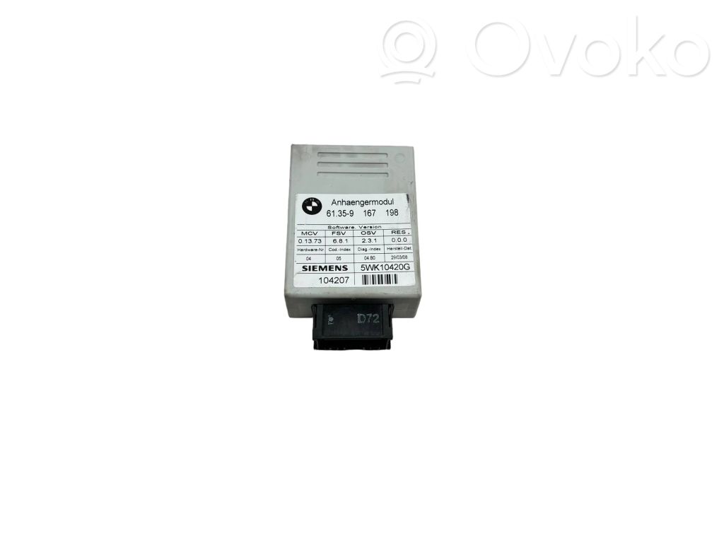 BMW 5 E60 E61 Tow bar trailer control unit/module 