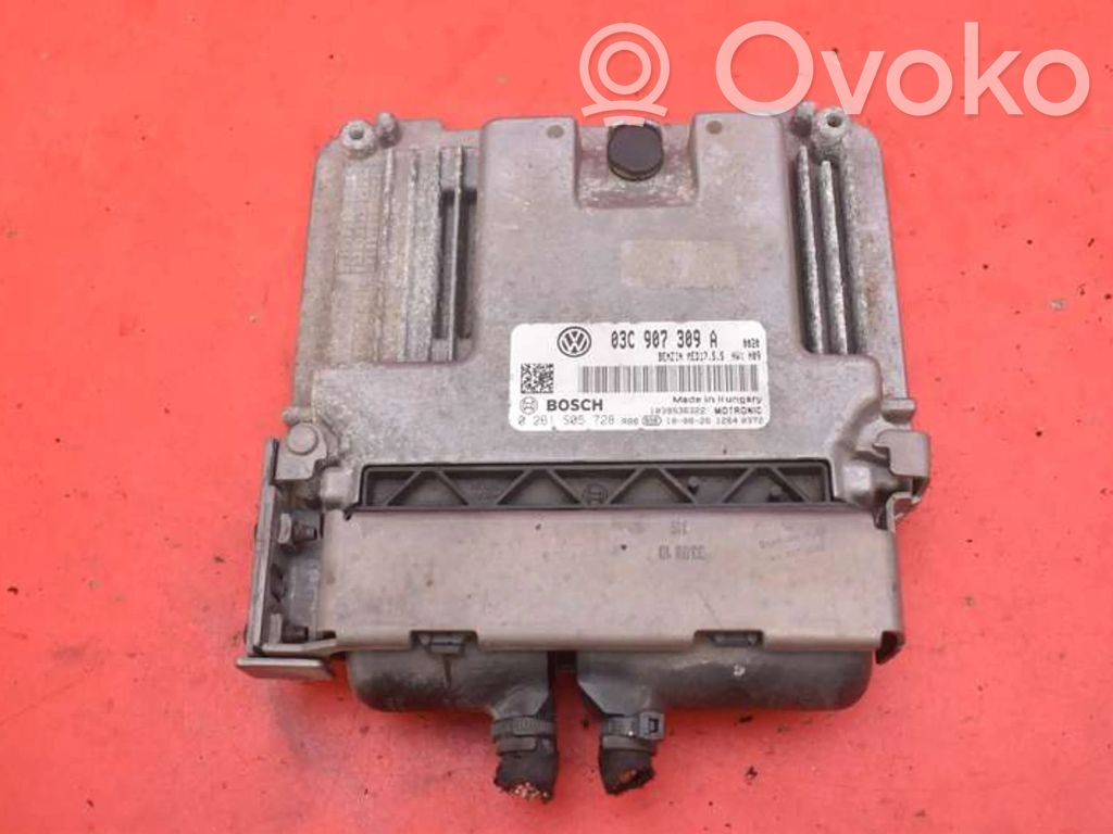 Engine control unit/module ECU   03C907309A,03C907309A