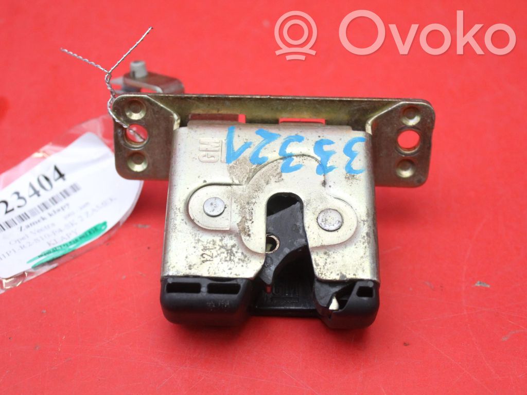 Opel Vectra B Zamek klapy tylnej / bagażnika 