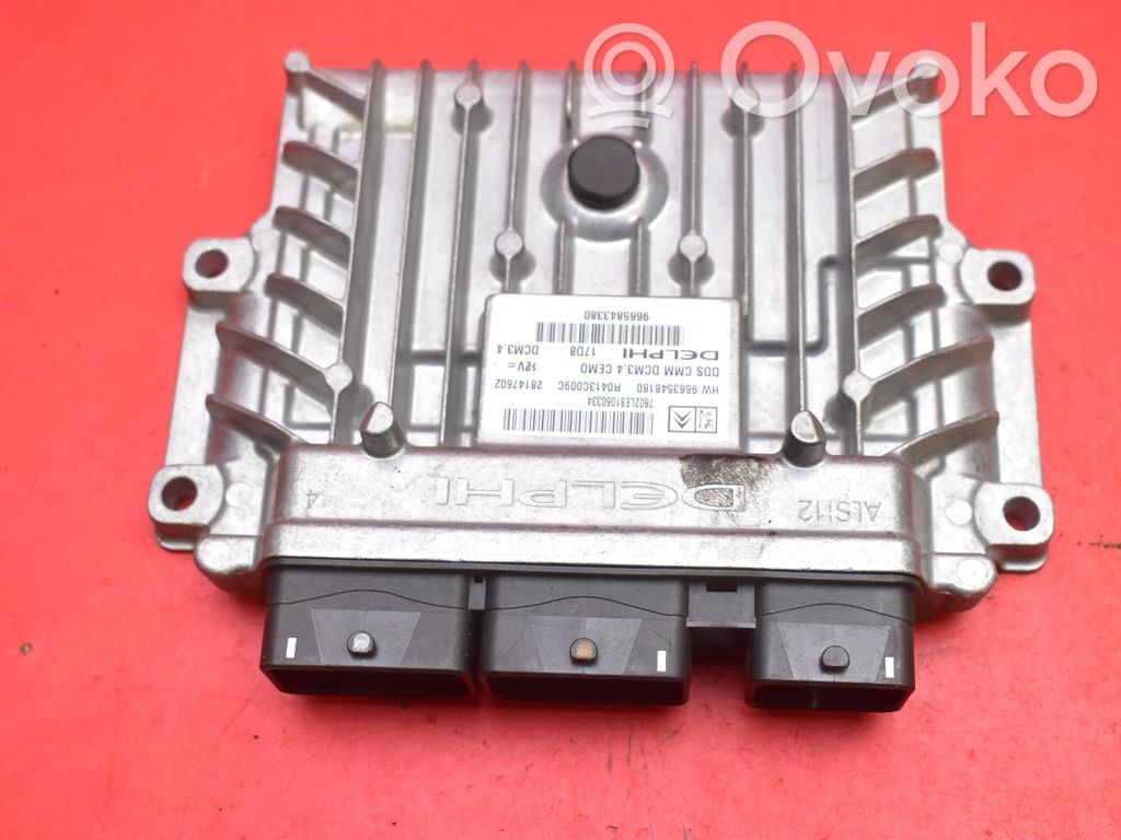 Engine control unit/module ECU   9663548180,9663548180