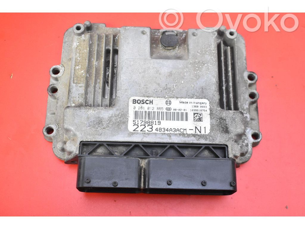 Engine control unit/module ECU   51798819,51798819