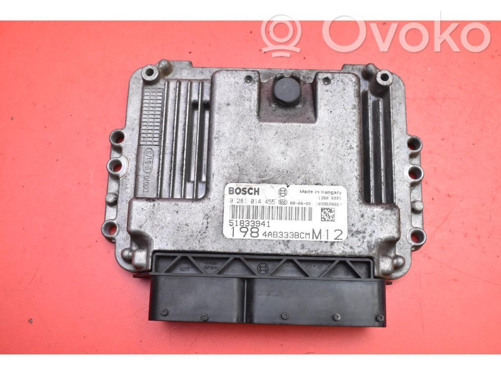 Engine control unit/module ECU   51833941,51833941