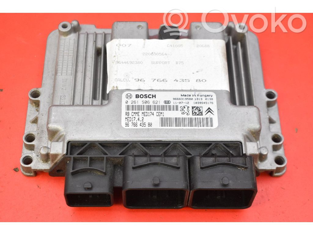 Unidad de control/módulo ECU del motor   9676643580,9676643580