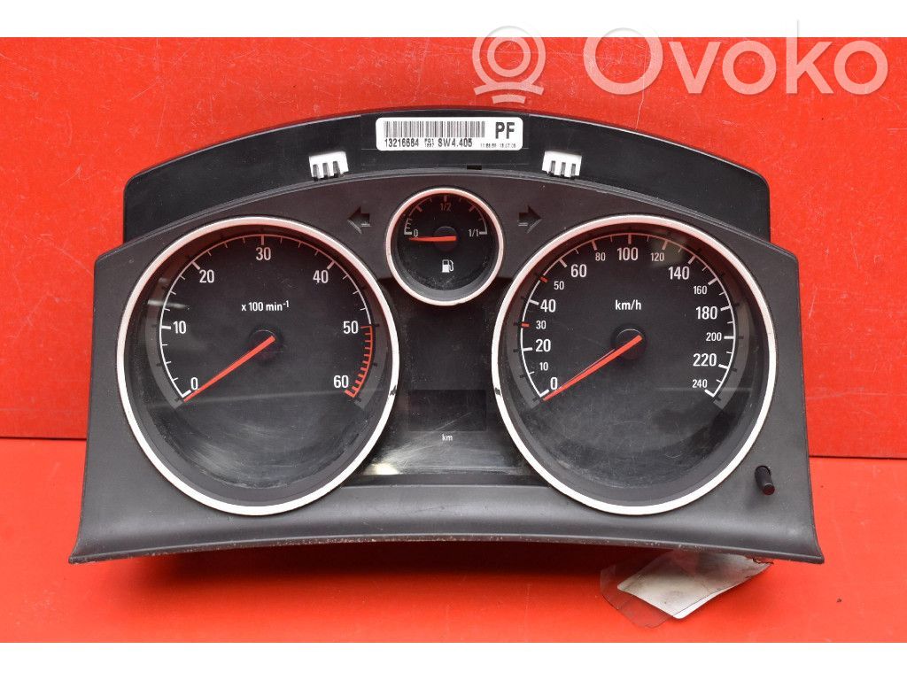 Opel Zafira B Compteur de vitesse tableau de bord