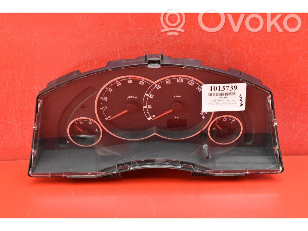 Opel Meriva A Vitezometru (grup de instrumente) 