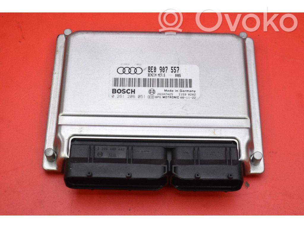 Audi A4 S4 B6 8E 8H Unidad de control/módulo ECU del motor 