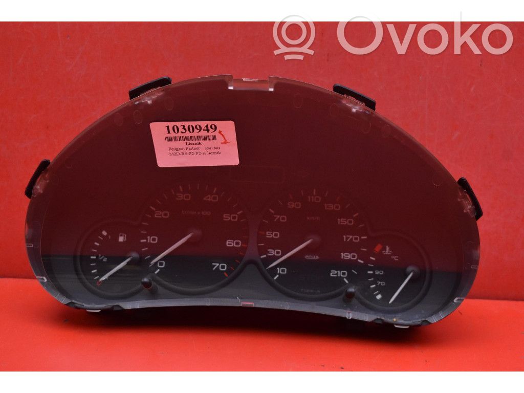 Peugeot Partner Velocímetro (tablero de instrumentos) 