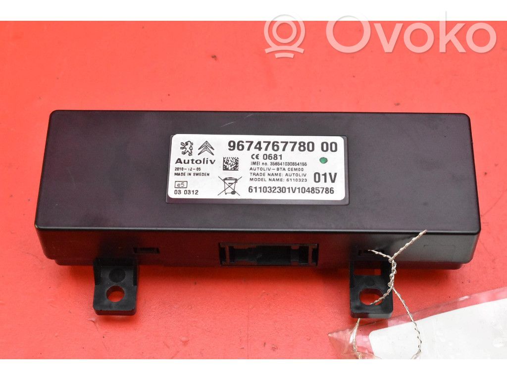Engine control unit/module ECU   9674767780,9674767780