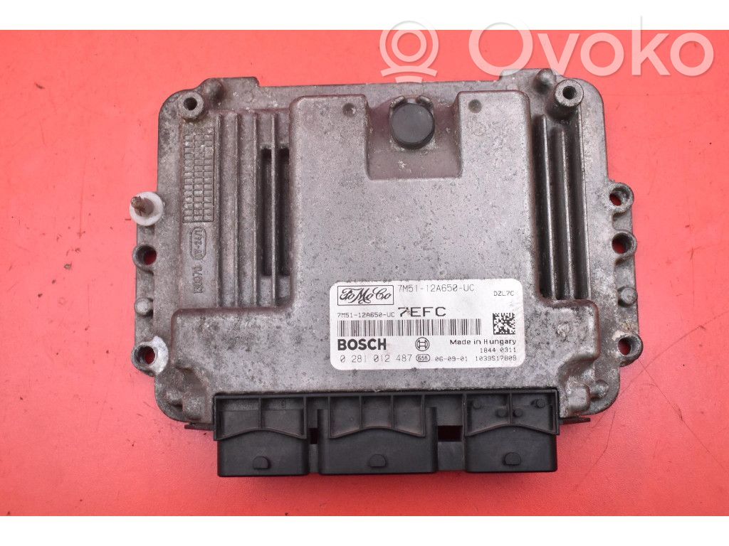 Engine control unit/module ECU   7M5112A650UC,7M5112A650UC