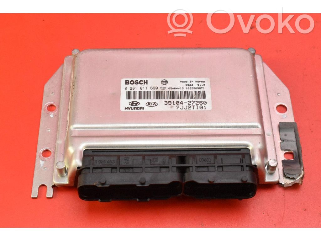 Hyundai Tucson JM Unité de commande, module ECU de moteur 