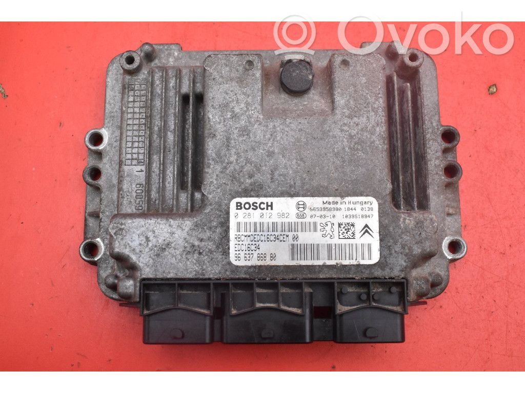 Fiat Scudo Engine control unit/module ECU 