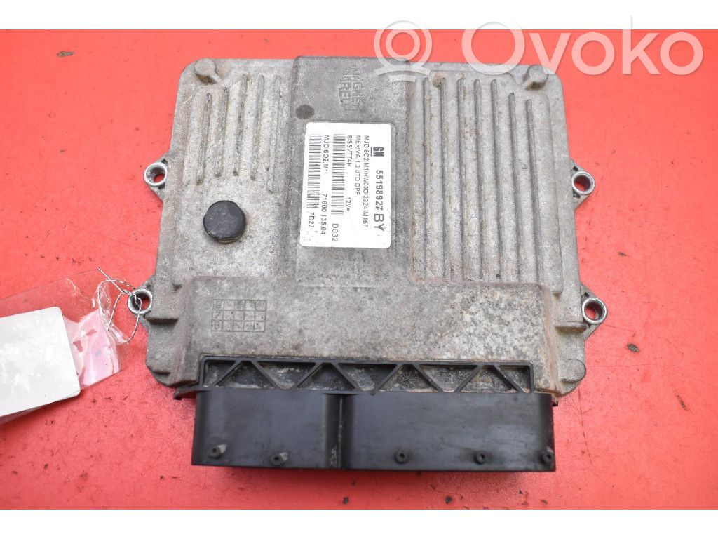 Engine control unit/module ECU   55198927BY,55198927BY