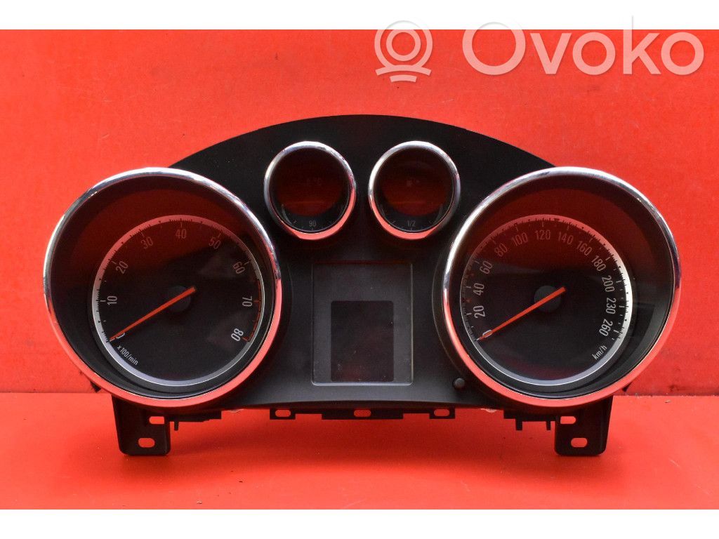 Opel Astra J Velocímetro (tablero de instrumentos) 
