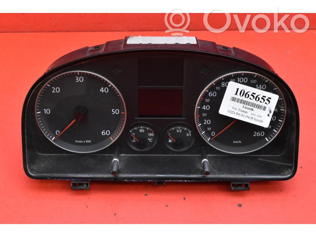 Volkswagen Touran I Licznik / Prędkościomierz 