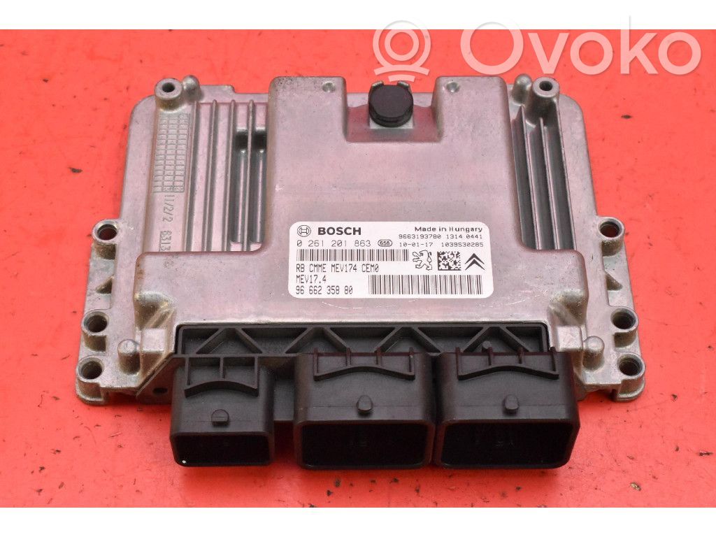 Peugeot 207 CC Engine control unit/module ECU 