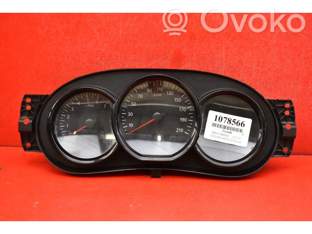 Dacia Dokker Geschwindigkeitsmesser Cockpit 