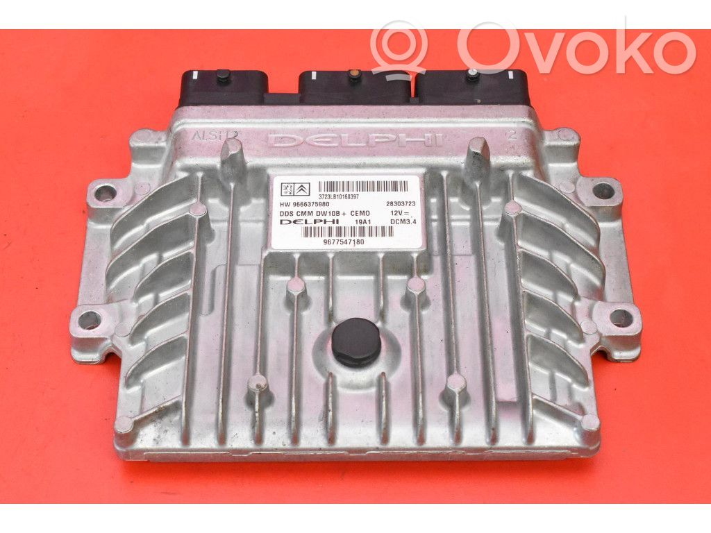 Engine control unit/module ECU   9677547180,9677547180