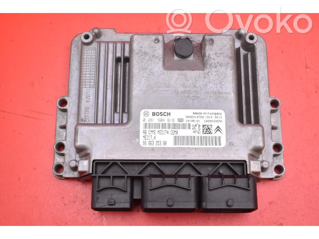 Engine control unit/module ECU   9666319780,9666319780