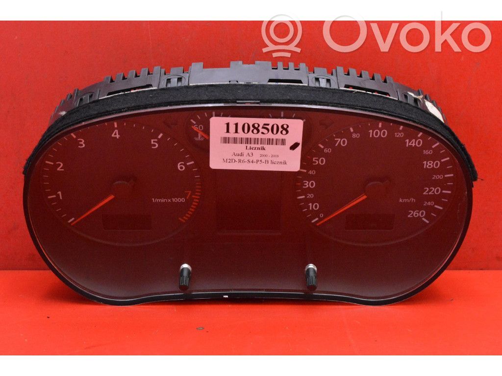 Audi A3 S3 8L Geschwindigkeitsmesser Cockpit