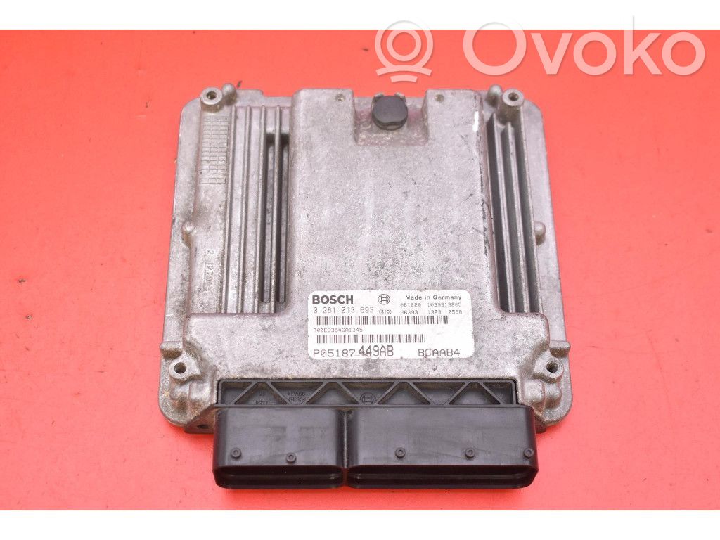 Motorsteuergerät ECU   P05187449AB,P05187449AB