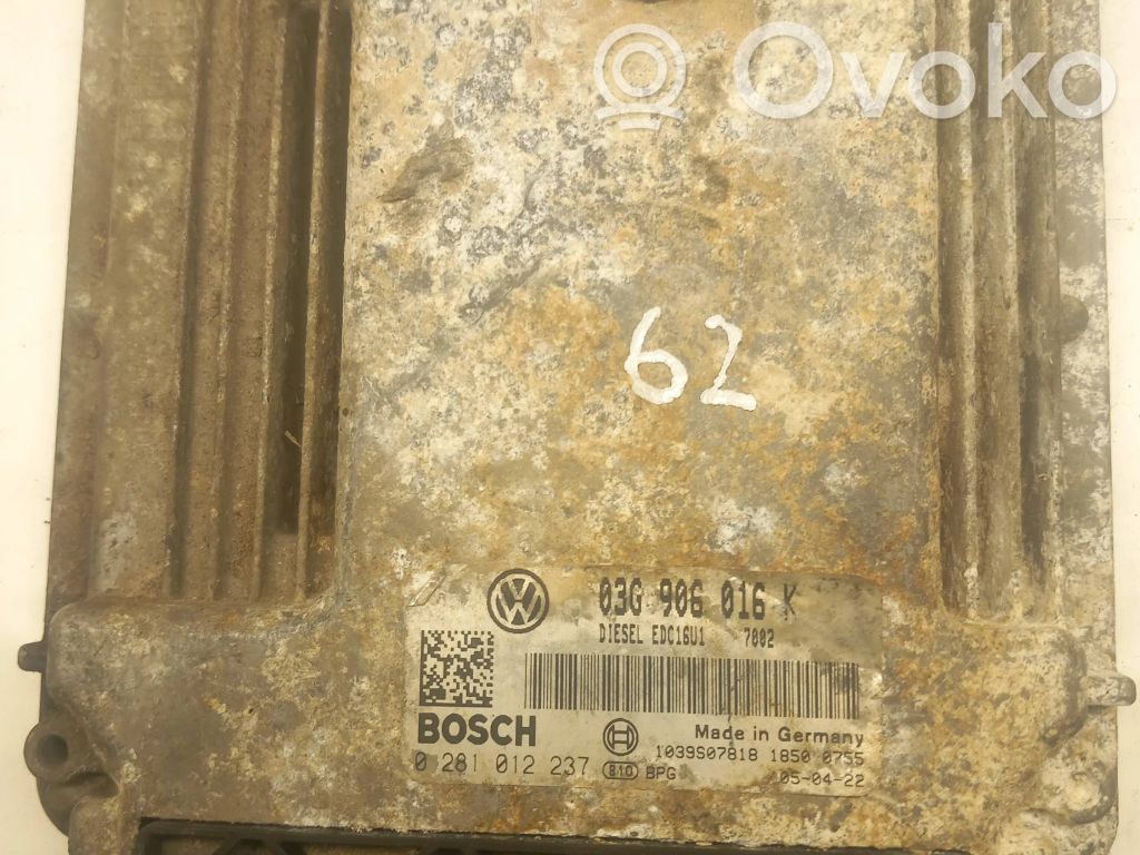 Skoda Octavia Mk2 (1Z) Sterownik / Moduł ECU 