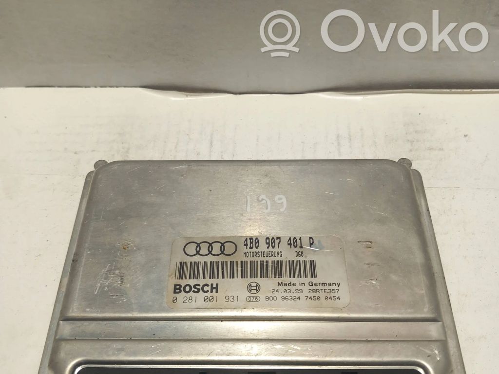 Audi A6 S6 C5 4B Engine control unit/module 