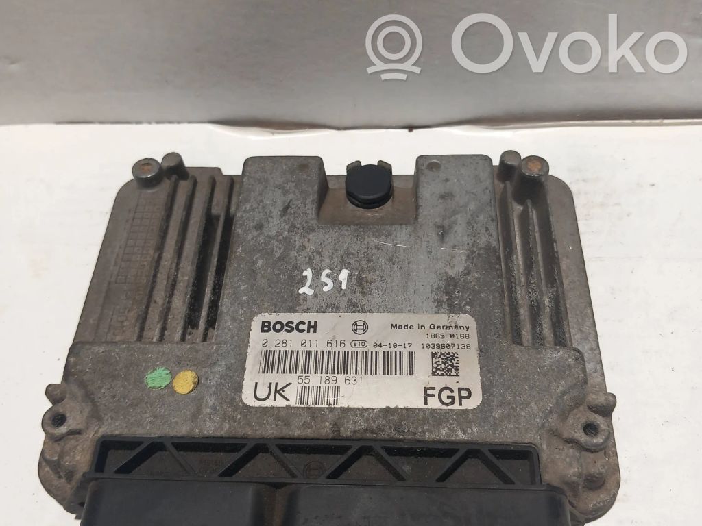 Opel Vectra C Centralina/modulo del motore 