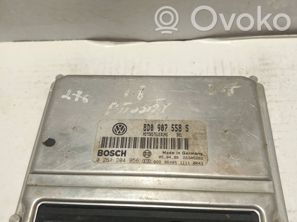 Engine control unit/module   8D0907558S,0261204956